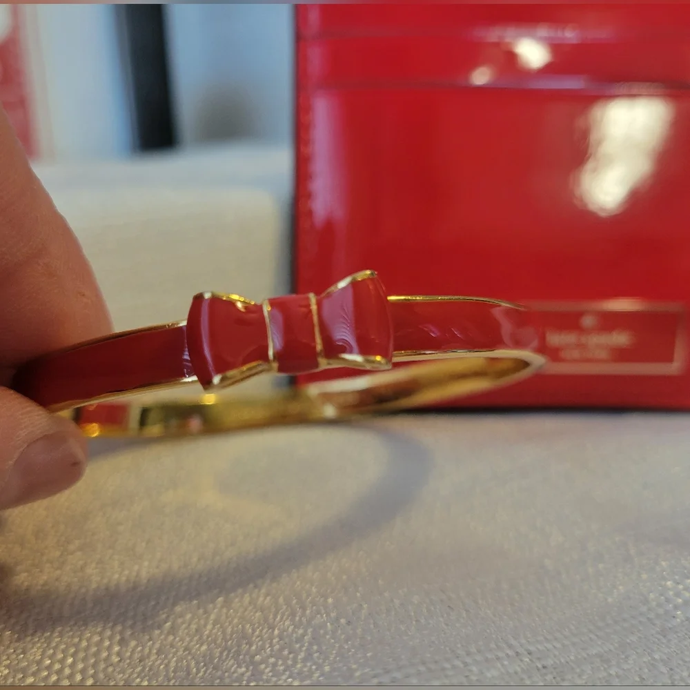 Kate Spade Red Card Holder - Picture 2 of 6
